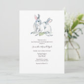 Invitation Brunch de Pâques Baby shower Hommes Neutre (Debout devant)