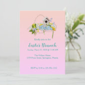 Invitation Brunch de Pâques de printemps (Debout devant)