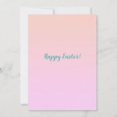 Invitation Brunch de Pâques de printemps (Dos)