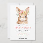 Invitation Brunch de Pâques et chasse aux oeufs (Devant)