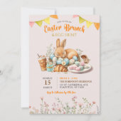 Invitation Brunch de Pâques et chasse aux oeufs (Devant)