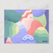 Invitation Brunch de Pâques Oeuf de Pâques (Dos)