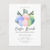 Invitation Brunch de Pâques Oeuf de Pâques (Devant)