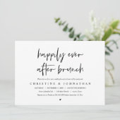 Invitation Brunch de pour toujours après le mariage (Debout devant)