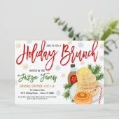 Invitation Brunch de vacances (Debout devant)