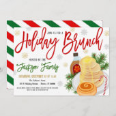 Invitation Brunch de vacances (Devant / Derrière)