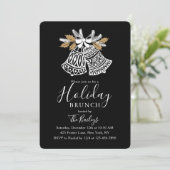 Invitation Brunch de vacances | Christmas Brunch Chic Bells (Debout devant)