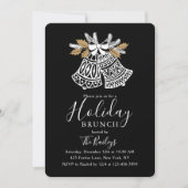Invitation Brunch de vacances | Christmas Brunch Chic Bells (Devant)