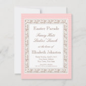 Invitation Brunch des Casquettes et des Bonnets de Pâques (Dos)