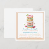 Invitation Brunch Donut Collecte de pâtisseries co (Devant / Derrière)