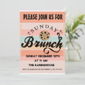 Invitation Brunch du dimanche   (Debout devant)