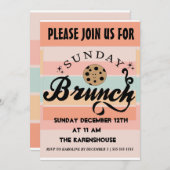 Invitation Brunch du dimanche   (Devant / Derrière)