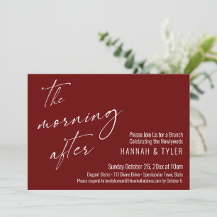 Invitation Brunch du Lendemain de Mariage Bourgogne