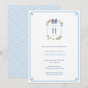 Invitation Brunch Élégant de Noël aux Agrumes pour Jeunes Mar