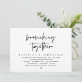 Invitation Brunch Ensemble, Mariage Elopement Brunch (Debout devant)
