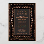 Invitation Brunch Enterrement de Vie de Jeune Fill (Recto)