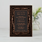 Invitation Brunch Enterrement de Vie de Jeune Fill (Debout devant)