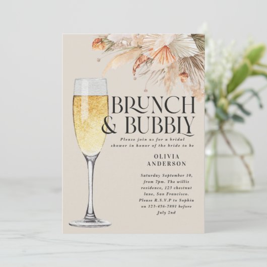 Invitation brunch et  (Debout devant)