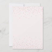 Invitation brunch et bubbly blush floral bridal douche (Dos)