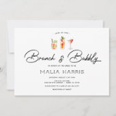 Invitation Brunch et Bubbly Bridal Douche (Devant)