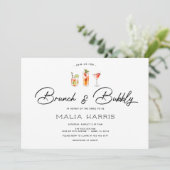 Invitation Brunch et Bubbly Bridal Douche (Debout devant)