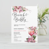 Invitation Brunch et Bubbly | Cocktail Rose (Debout devant)