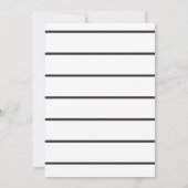 Invitation Brunch et Bubbly Elegant Citrus Fête des mariées (Dos)