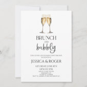 Invitation Brunch et Bubbly Engagement Party Brunch (Devant)