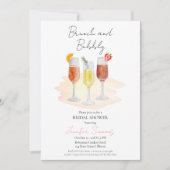 Invitation Brunch et Bubbly | Fête des mariées Cocktails (Devant)