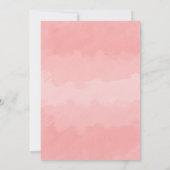 Invitation Brunch et Bubbly Fête des mariées florale élégante (Dos)