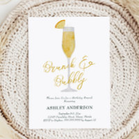 Brunch et Bubbly Mimosa Cocktail Anniversaire