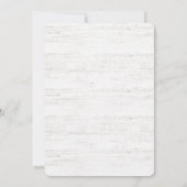 Invitation Brunch et Bubbly Rustic Eucalyptus Fête des mariée (Dos)