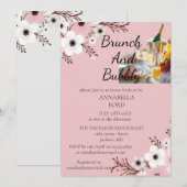 Invitation brunch et bulles (Devant / Derrière)