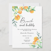 Invitation Brunch et douche à bulles (Devant)