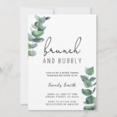 Invitation Brunch et douche à bulles (Devant)
