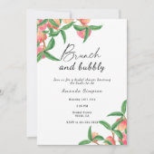 Invitation Brunch et douche à bulles (Devant)