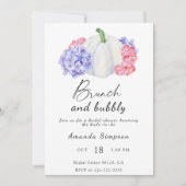 Invitation Brunch et douche à bulles (Devant)