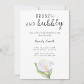 Invitation Brunch et douche à bulles (Devant)