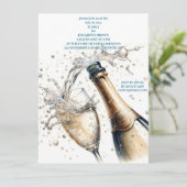 Invitation Brunch et Fête des mariées Bubbly (Debout devant)