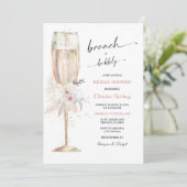 Invitation Brunch et Fête des mariées Bubbly (Debout devant)