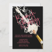 Invitation Brunch et Fête des mariées Bubbly (Devant)