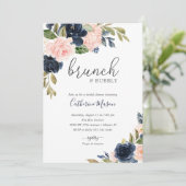 Invitation Brunch et Fête des mariées Bubbly (Debout devant)