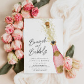Invitation Brunch et Fête des mariées Bubbly Champagne Invita