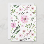 Invitation Brunch et Fête des mariées Bubbly Personnalisé (Dos)