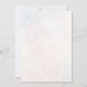 Invitation Brunch et Fête des mariées champagne Bubbly (Dos)