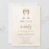 Invitation Brunch et Wedding shower  Brunch Couples (Devant)
