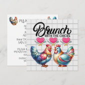 Invitation Brunch, etc. (Devant / Derrière)