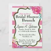 Invitation Brunch Fête de l'mariée (Devant)