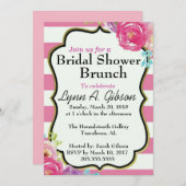 Invitation Brunch Fête de l'mariée (Devant / Derrière)