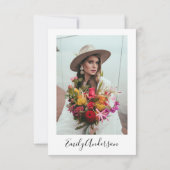 Invitation Brunch & Fête des mariées Bubbly Photo Eucalyptus (Dos)